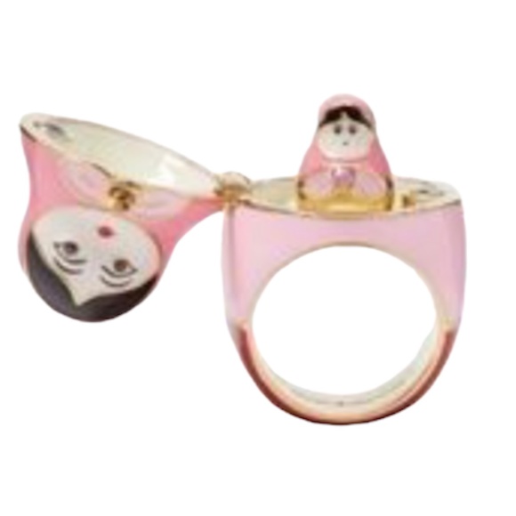 ISO IN SEARCH OF KATE SPADE OOH LA LA DOLLFACE RUSSIAN DOLL RING